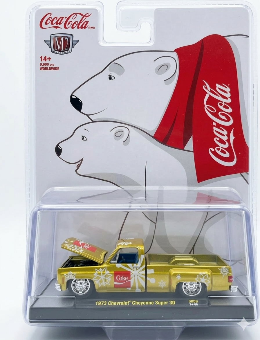 M2 Walmart Christmas Chevrolet 1973 Cheyenne 4 1:640