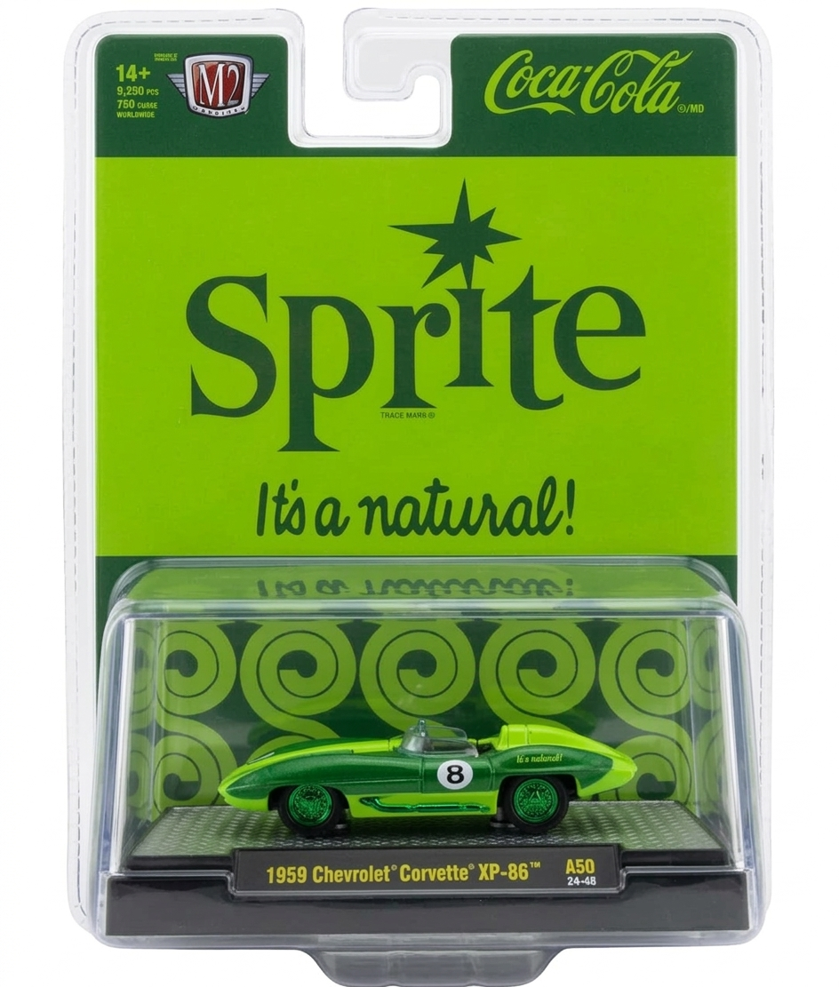 M2 Machines Sprite 1959 Chevrolet Corvette XP 86 Chase