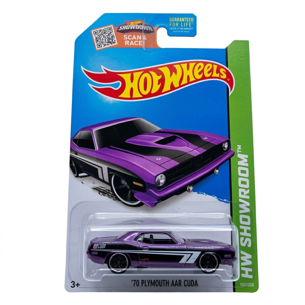 Hot Wheels 1970 Plymouth AAR Cuda #199/250 HW Workshop Purpe