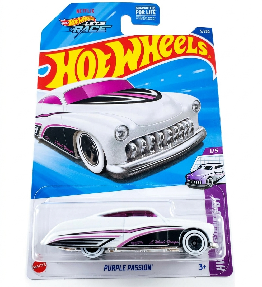 Hot Wheels 2025 Purple Passion White #5 5/250