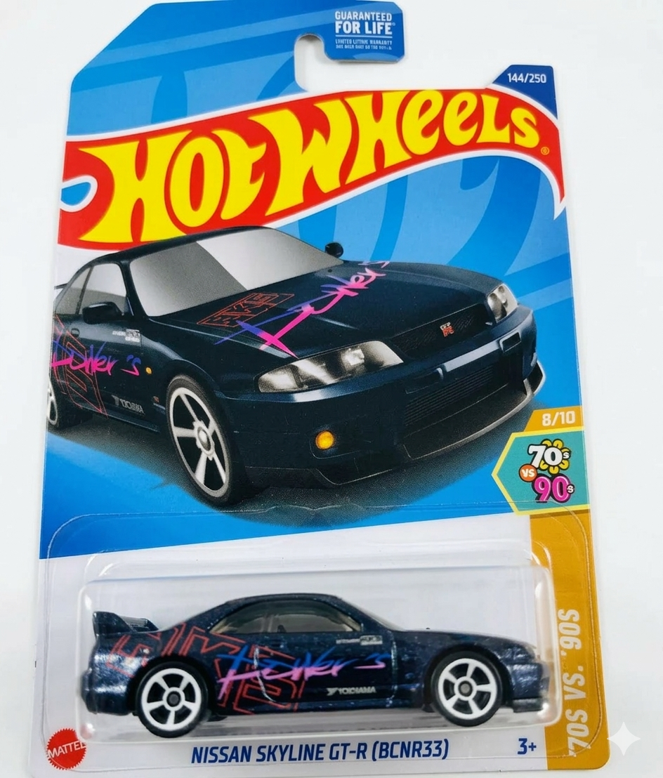 Hot Wheels  2025 Nissan Skyline GT-R ( BCNR33)  HKS