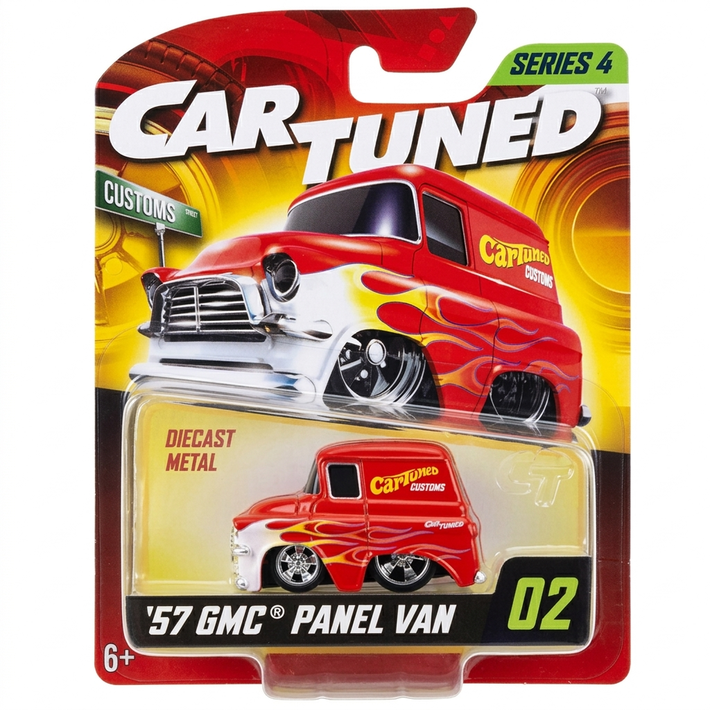 CarTuned Series 4 Mainline '57 GMC Panel Van Customs # 02 Car Tuned