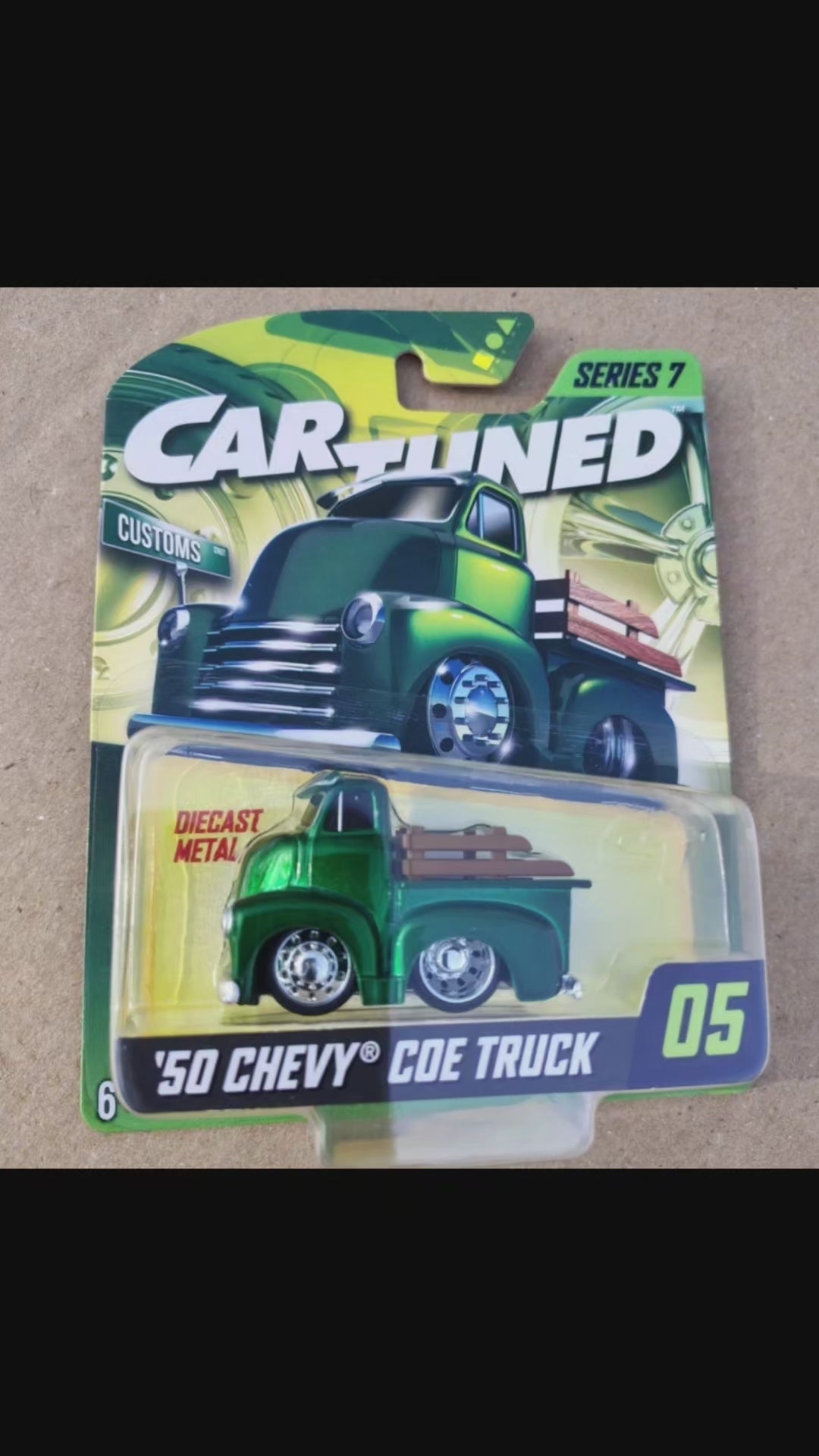 Car Tuned 2025 Customs Series 7 Green ‘50 Chevy COE Truck