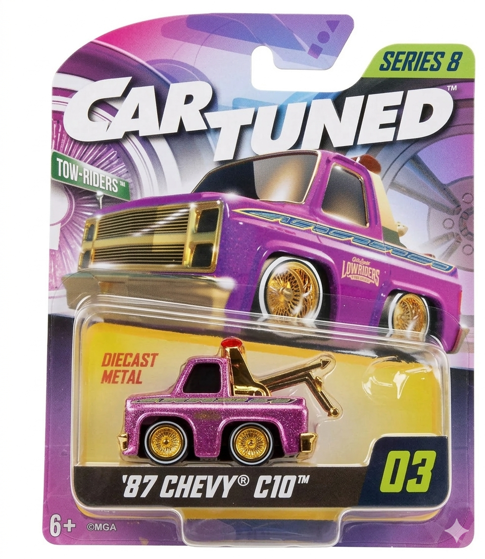 2025 Car Tuned Diecast Series 8 - 1987 Chevy C10 Tow Truck