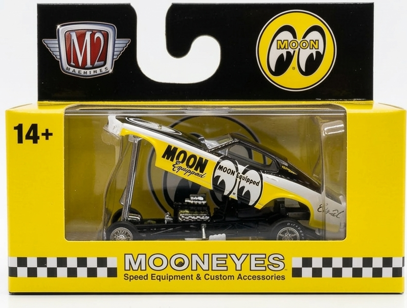 M2 Machines Mooneyes 1969 Ford Mustang Funny Car 1:64