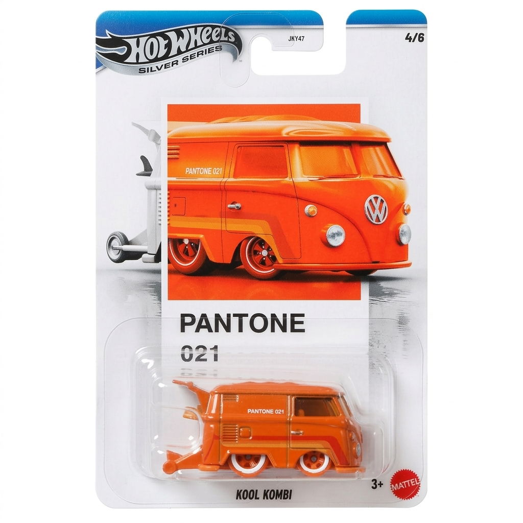 Hot Wheels Silver Series 2026 HW Pantone 021 4/6 Orange Kool Kombi