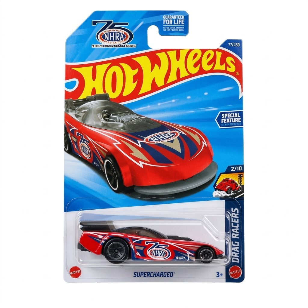 Hot Wheels-Supercharged/Drag Racers 77/250