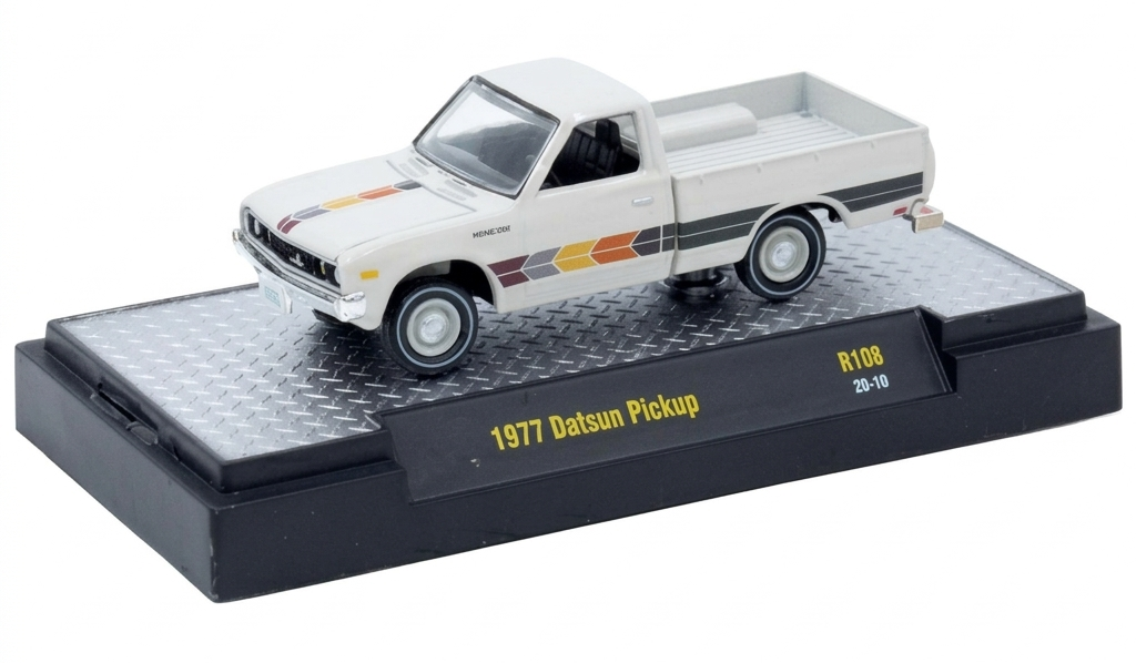 {PRE-ORDER} M2 Machines Lil Hustler 1977 Datsun Pickup 1:64