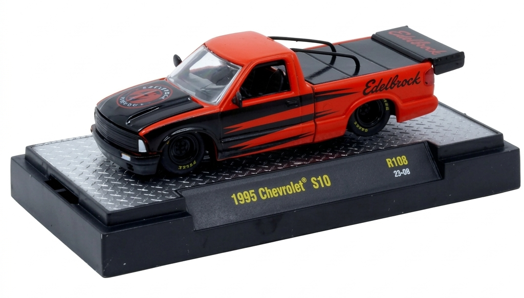 {PRE-ORDER} M2 Machines 1:64 EdelBrock 1995 Chevrolet S10 1:64